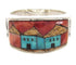 Multicolor Jewelry Native American Design Ring Size 11-1/2 YS67180